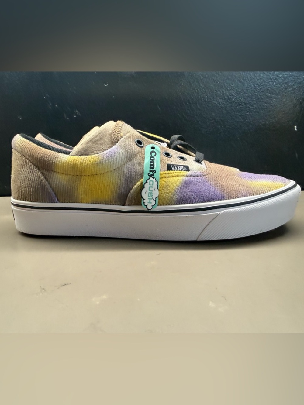 New w/Box Unisex Vans ComfyCush Era Blotched Metal/ Purple Velvet Size Men 10.5